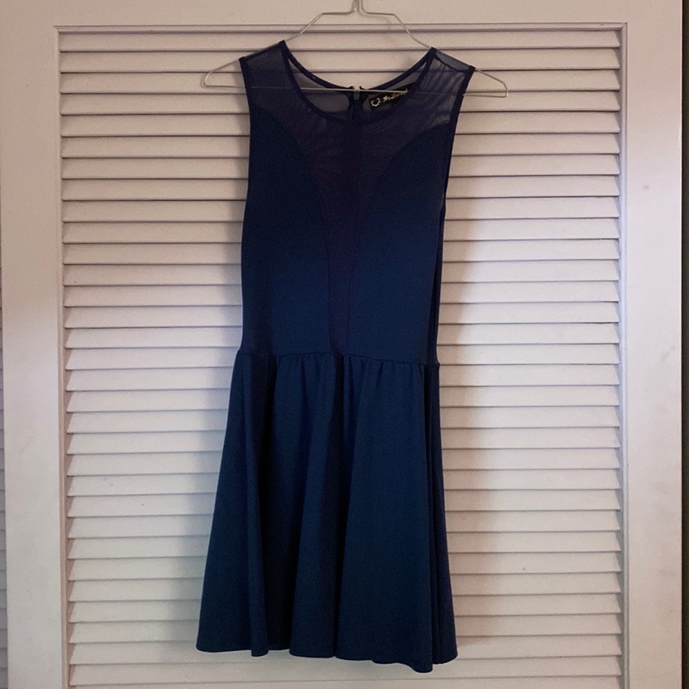 Blue dress